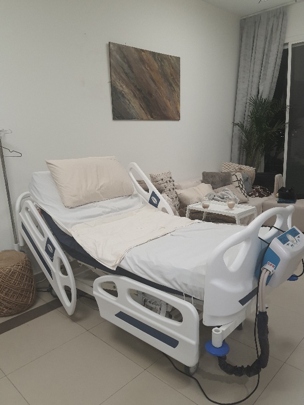 ICU Medical Bed with air mattress - used for 3 weeks